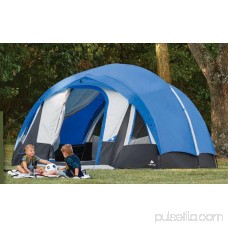 Ozark Trail 10-Person Freestanding Tunnel Tent with Multi-Position Roll-Up Fly 566072081